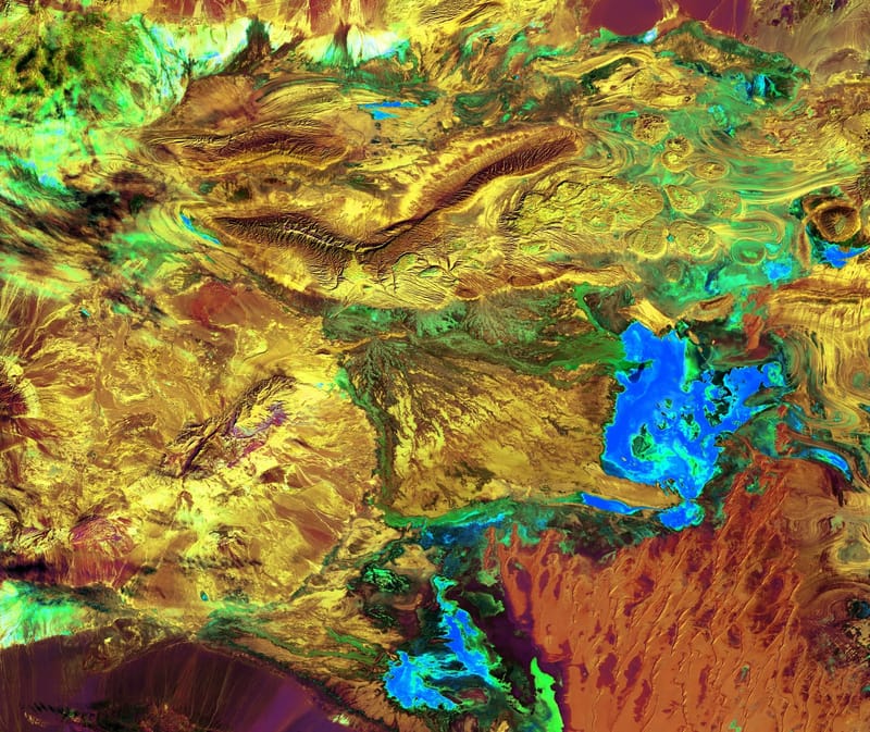 Spilled Paint jigsaw puzzle artwork