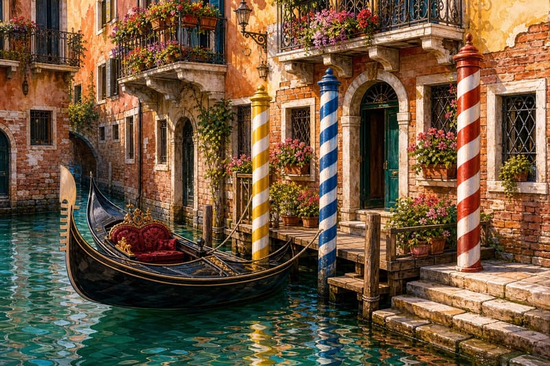 Venetian Canal Corner jigsaw puzzle