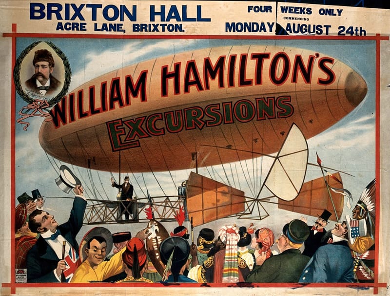 William Hamilton's Airship Travels jigsaw puzzle artwork