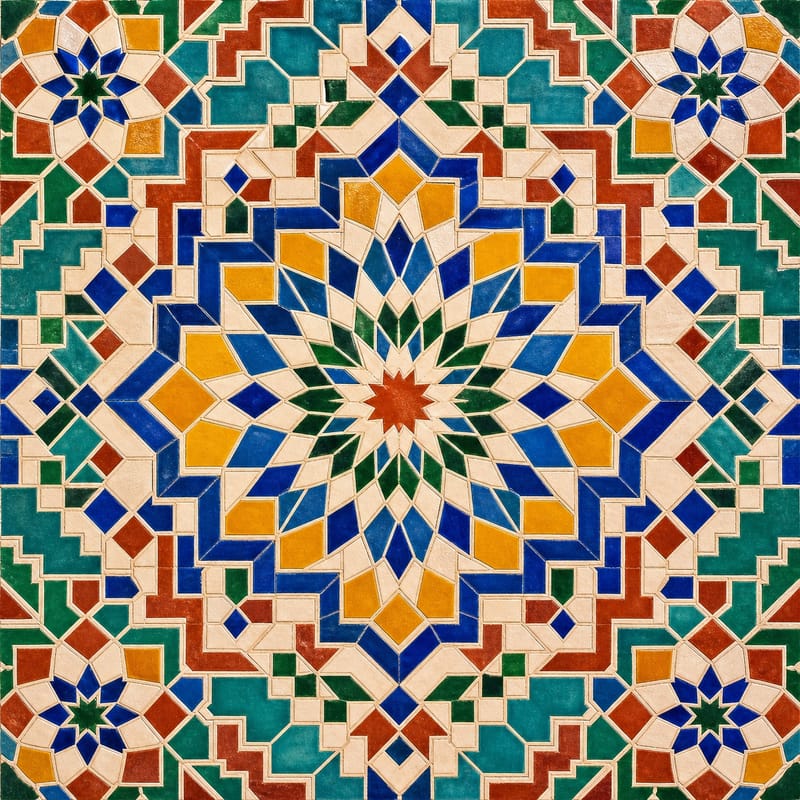 Zellige Tile Mercado jigsaw puzzle